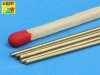 Aber BR10 Pręty mosiężne Ø 1,0mm długość 245mm x 5 szt. / Brass round rods Ø 1,0mm length 245mm x 5 pcs.